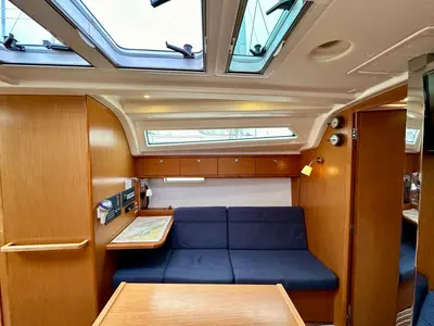 Salon of Maestral, a Bavaria Cruiser 37 sailboat at Općina Pakoštane, Croatia