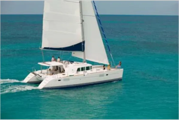 Capricorn B, a Lagoon 440 catamaran at Marmaris, Turkey