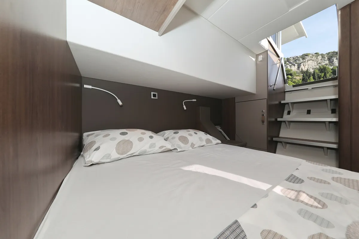 Cabin on La Vie Est Belle, a Bali 4.8 catamaran at Seget Donji, Croatia