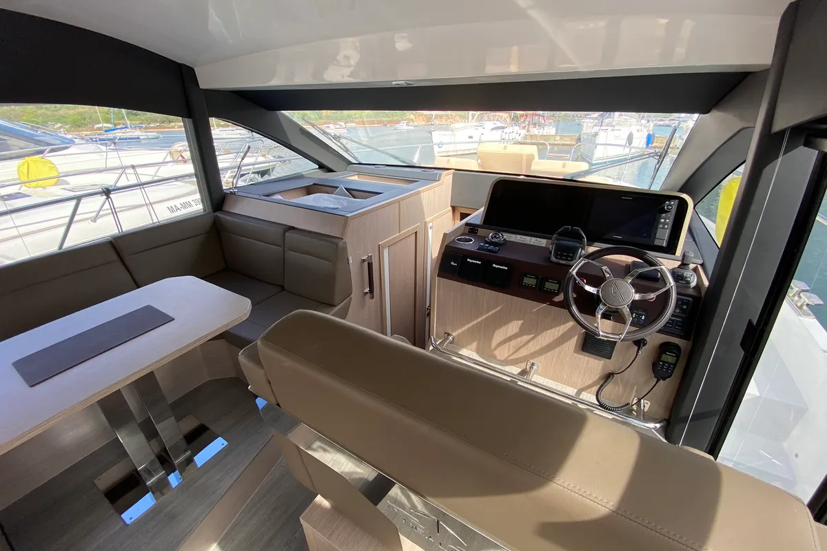 Blue Lagoon II, a Sealine F430 motor yacht at Grad Pula, Croatia