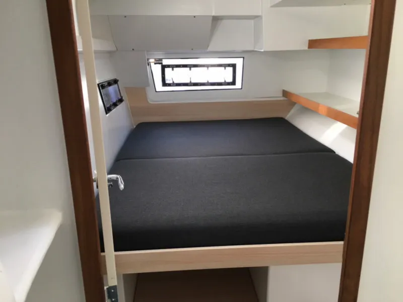 Cabin on Marsaudon Composites TS 42, a catamaran at Alameda, United States