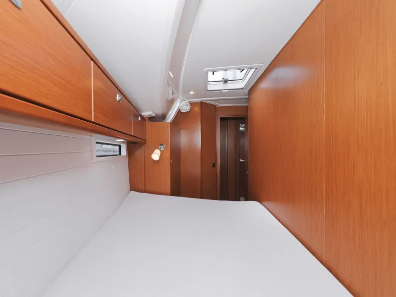 Cabin on Bavaria Cruiser 46, a sailboat at Zadar, Croatia