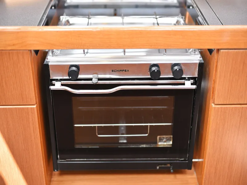 Galley of Bavaria Cruiser 46, a sailboat at Zadar, Croatia