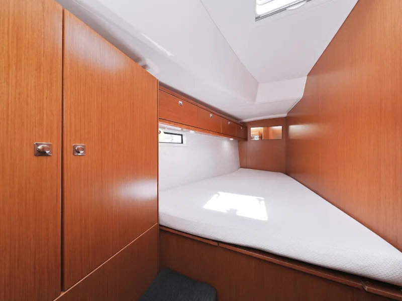 Cabin on Bavaria Cruiser 46, a sailboat at Zadar, Croatia