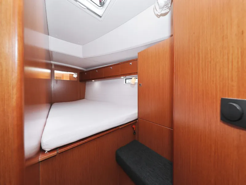 Cabin on Bavaria Cruiser 46, a sailboat at Zadar, Croatia