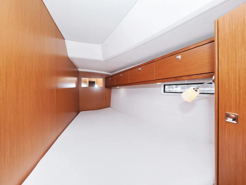Cabin on Bavaria Cruiser 46, a sailboat at Zadar, Croatia