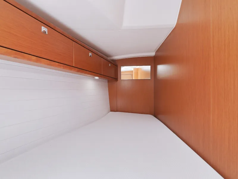 Cabin on Bavaria Cruiser 46, a sailboat at Zadar, Croatia