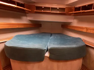 Cabin on Bavaria 46 Cruiser, a sailboat at Heiligenhafen, Germany