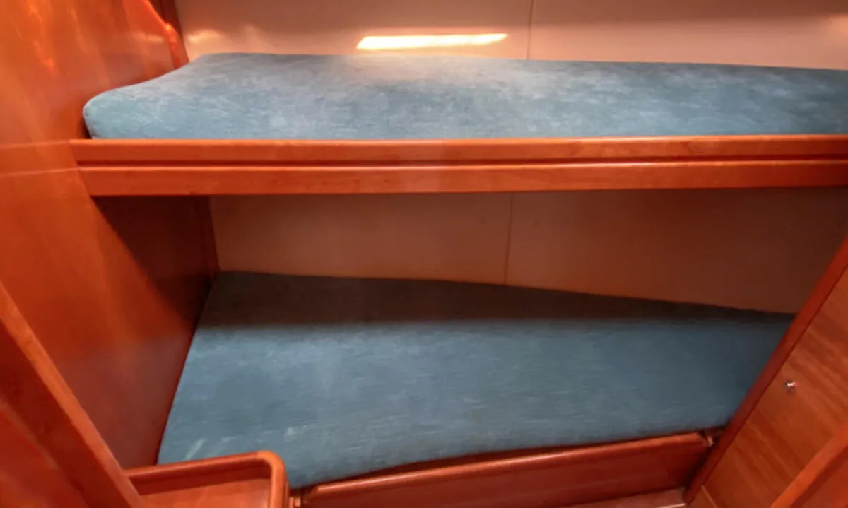 Cabin on Bavaria 46 Cruiser, a sailboat at Heiligenhafen, Germany