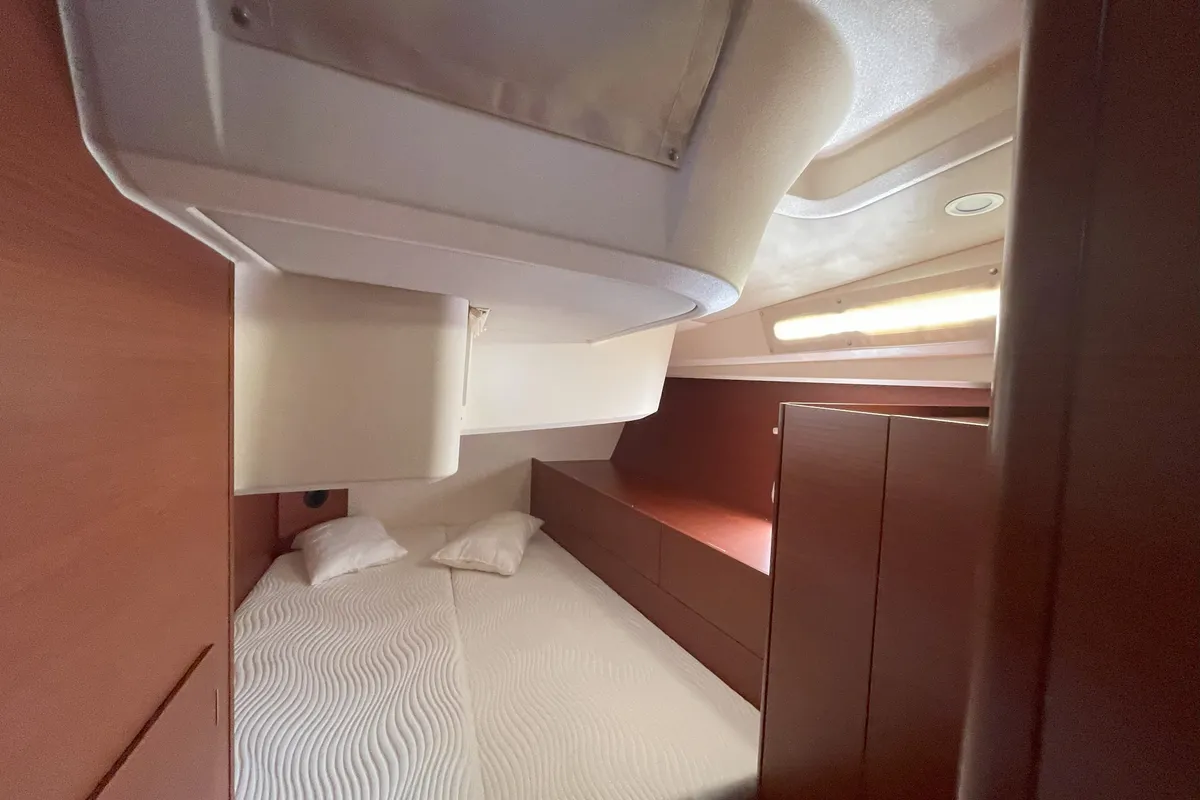 Cabin on Medusa II, a Hanse 508 sailboat at Municipal Unit of Lefkada, Greece