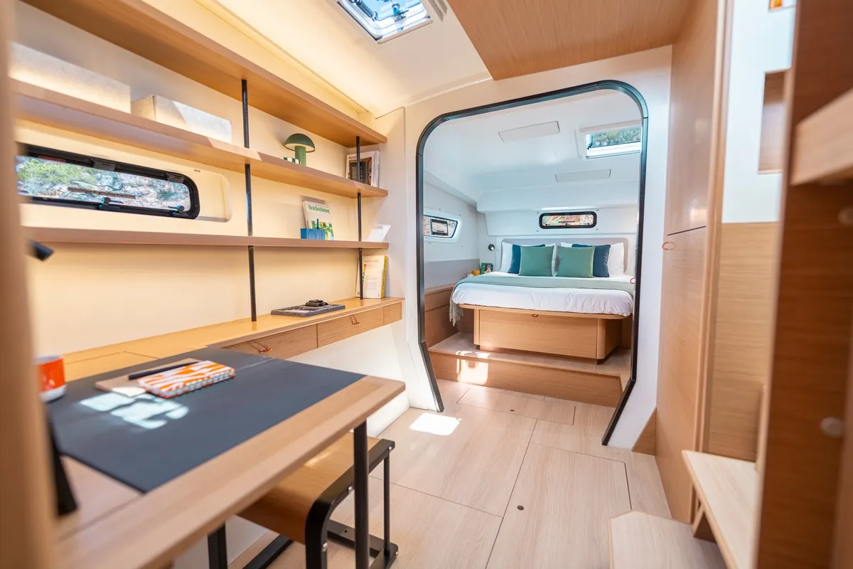 Cabin on AQUILA, a Excess 13 catamaran at Municipal Unit of Lefkada, Greece