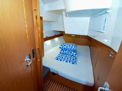 Cockpit of MINA, a Bavaria 50 Cruiser sailboat at Marmaris, Turkey