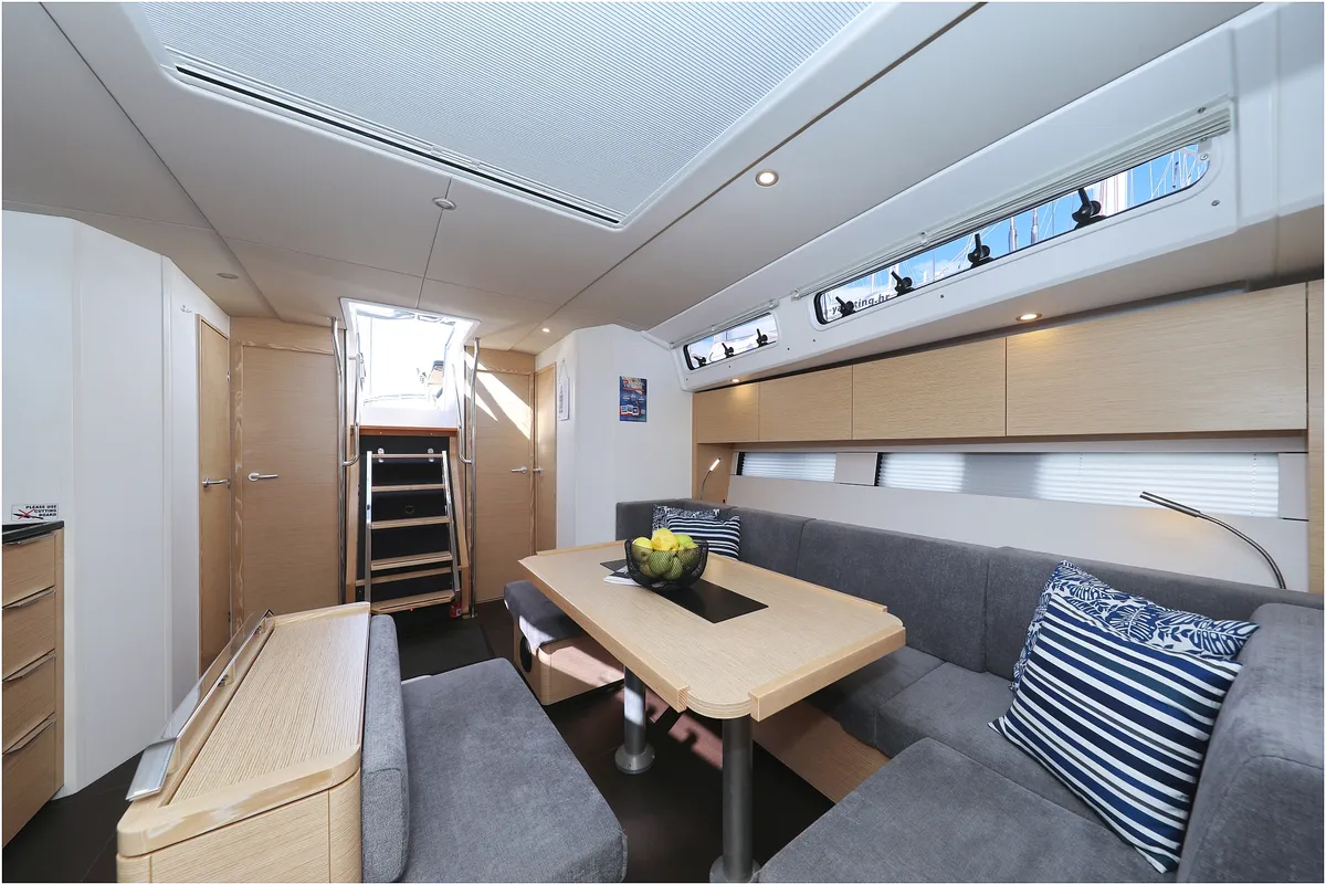 Salon of Bliss, a Hanse 460 sailboat at Grad Biograd na Moru, Croatia