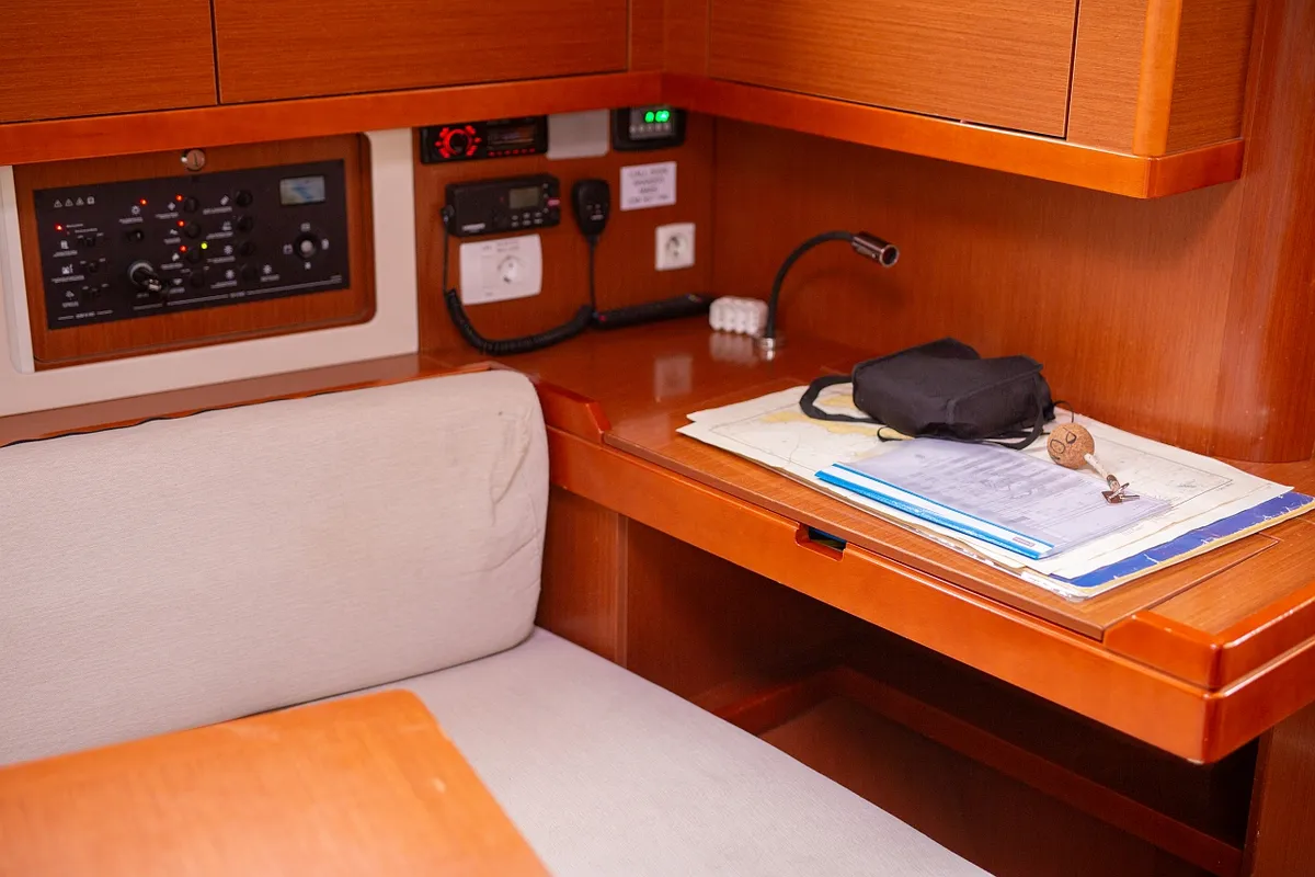 Ponente, a Beneteau Oceanis 45 sailboat at Punat, Croatia