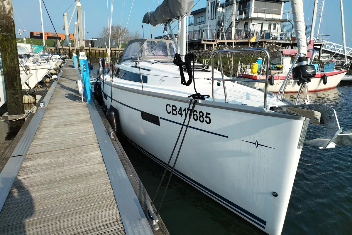 Hugo, a Bavaria 37 Cruiser sailboat at Yerseke, Netherlands