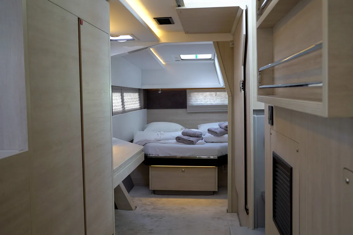 Manaphy, a Leopard 45 catamaran at Seget Donji, Croatia