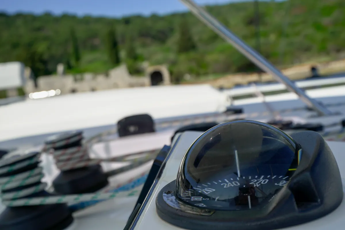 Manaphy, a Leopard 45 catamaran at Seget Donji, Croatia
