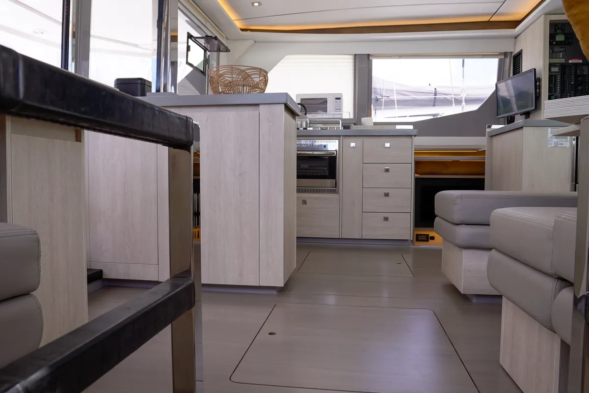 Manaphy, a Leopard 45 catamaran at Seget Donji, Croatia