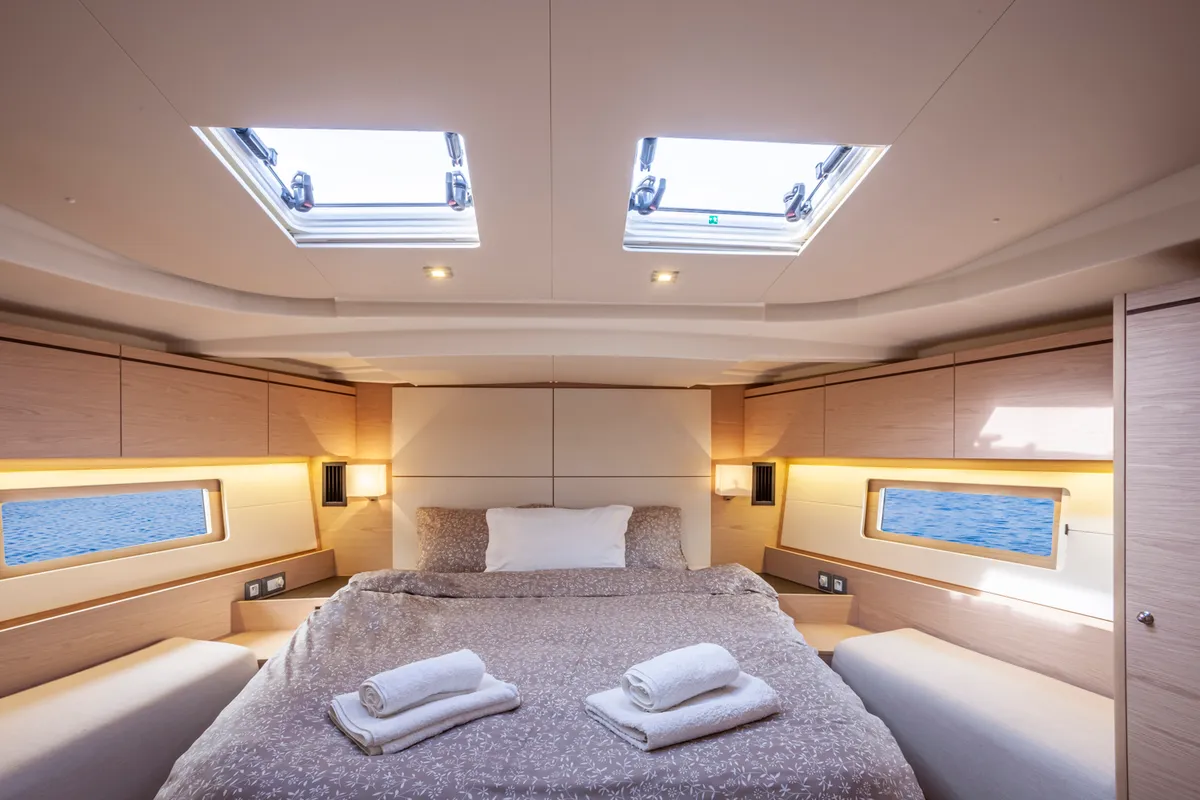 Psari, a Beneteau Oceanis 51.1 sailboat at Athens, Greece