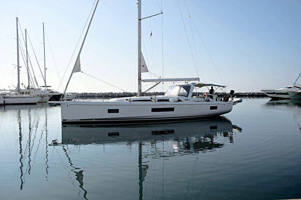 Psari, a Beneteau Oceanis 51.1 sailboat at Athens, Greece