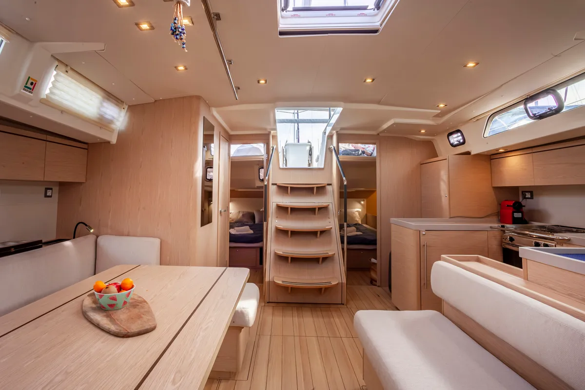 Psari, a Beneteau Oceanis 51.1 sailboat at Athens, Greece