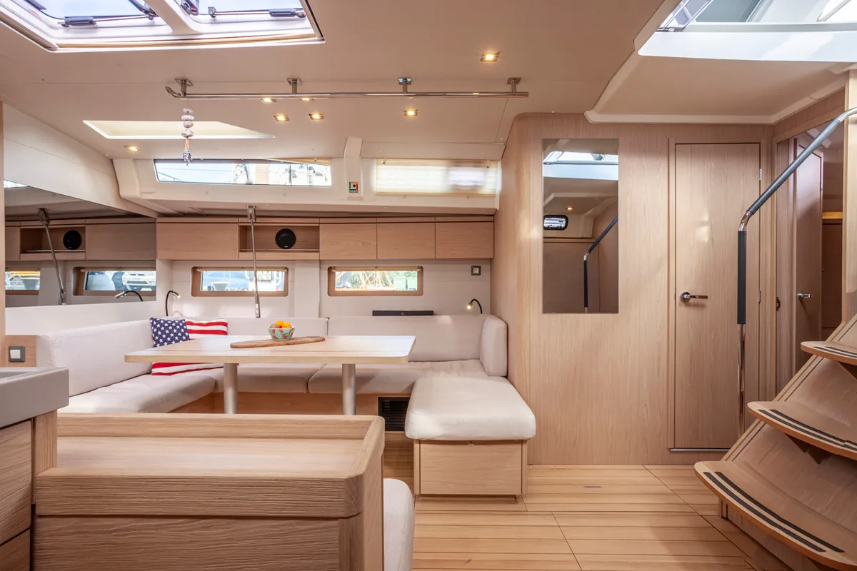 Psari, a Beneteau Oceanis 51.1 sailboat at Athens, Greece
