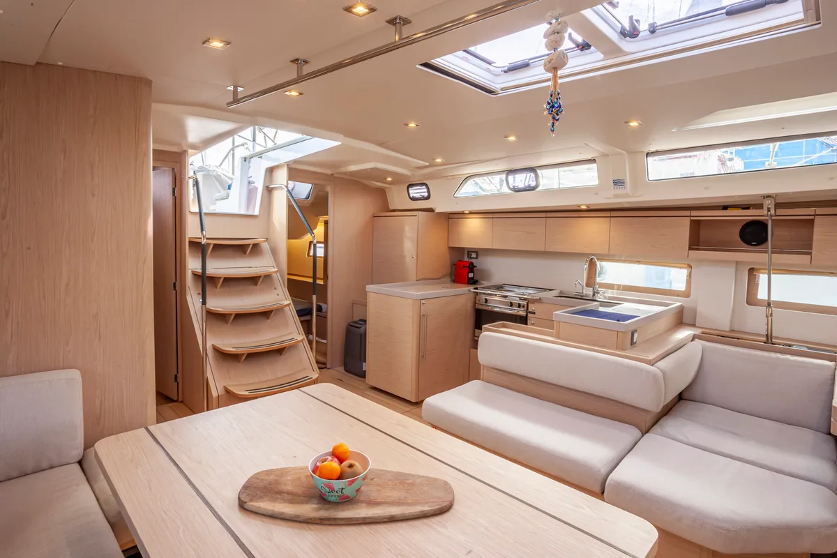 Psari, a Beneteau Oceanis 51.1 sailboat at Athens, Greece