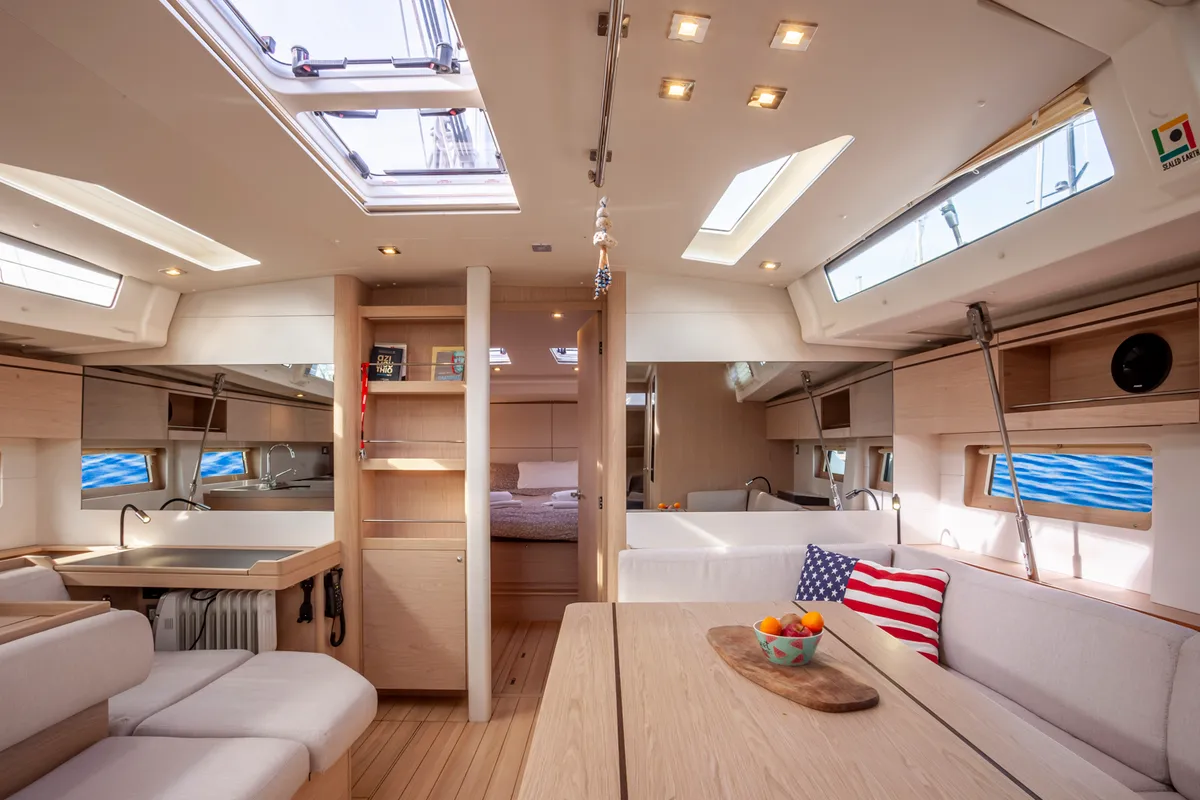 Psari, a Beneteau Oceanis 51.1 sailboat at Athens, Greece