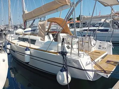 Navita, a Dufour 350 Grand Large sailboat at Grad Biograd na Moru, Croatia