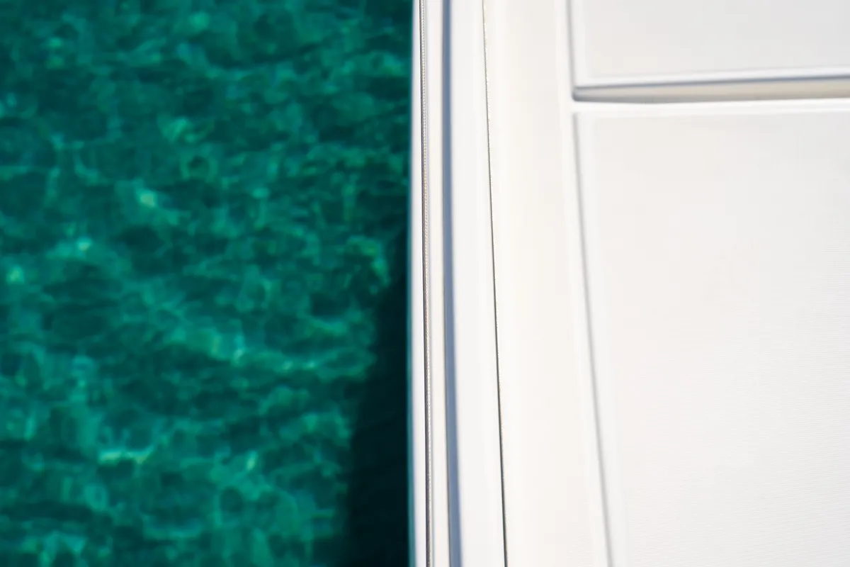 Omnia, a Lagoon 46 catamaran at Piraeus, Greece