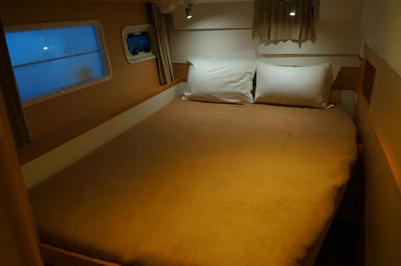 Cabin on Myrto, a Lagoon 400 S2 catamaran at Kontokali, Greece