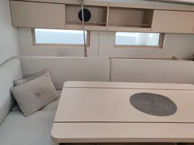 Salon of Anse Soleil, a Beneteau Oceanis 46.1 sailboat at Općina Rogoznica, Croatia