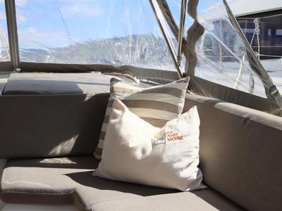 Deck of Anse Soleil, a Beneteau Oceanis 46.1 sailboat at Općina Rogoznica, Croatia