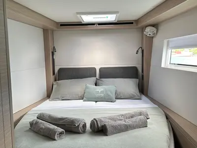 Cabin on Classic, a Lagoon 51 catamaran at Alameda, United States