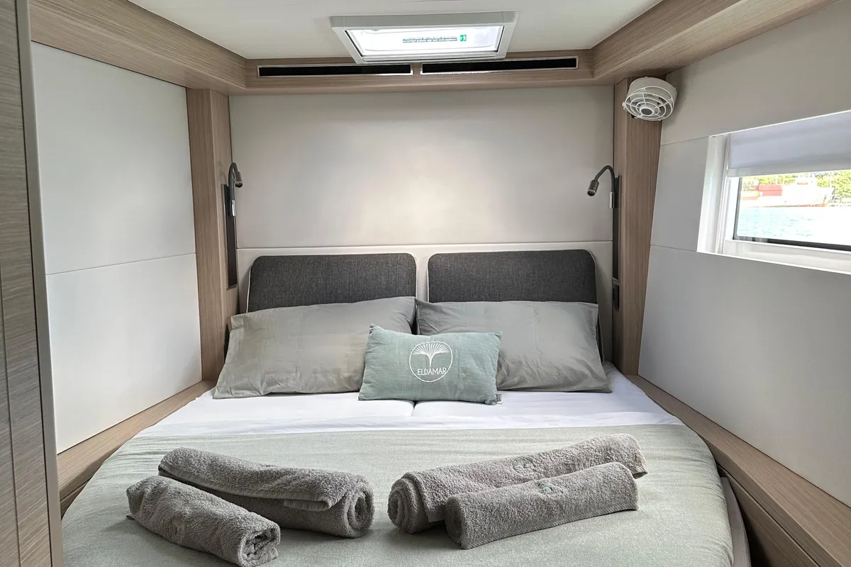 Cabin on Classic, a Lagoon 51 catamaran at Alameda, United States