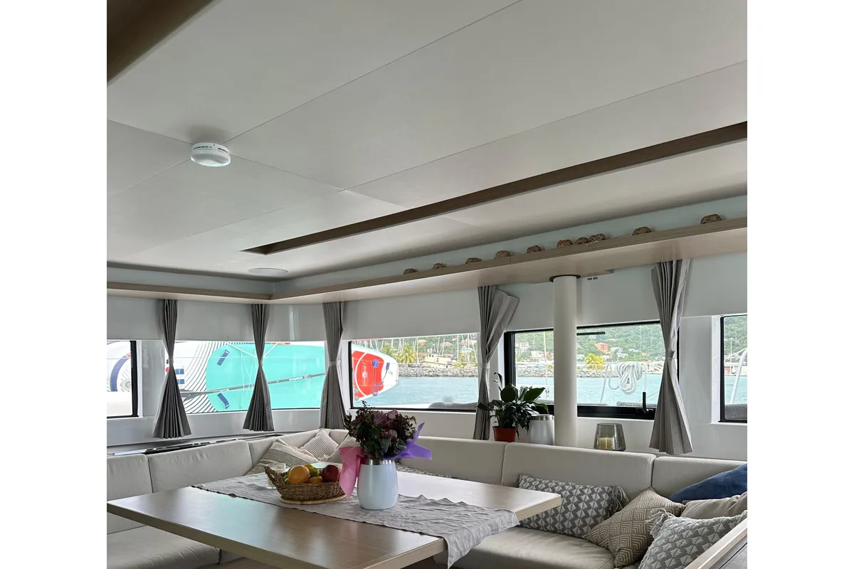 Salon of Classic, a Lagoon 51 catamaran at Alameda, United States