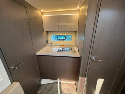 Galley of Gran Turismo 36, a Beneteau Gran Turismo 36 motorboat at Grad Pula, Croatia