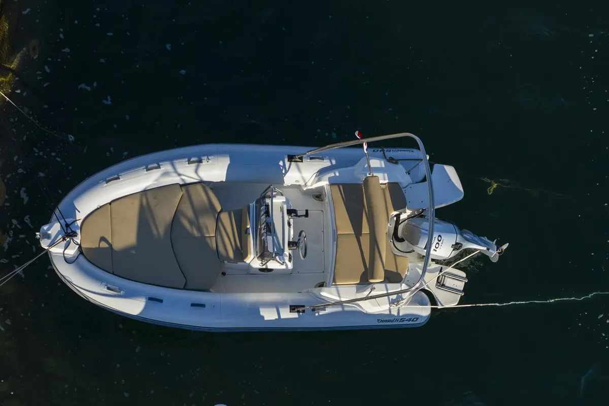 Marlin, a Marlin 540 RIB at Grad Šibenik, Croatia