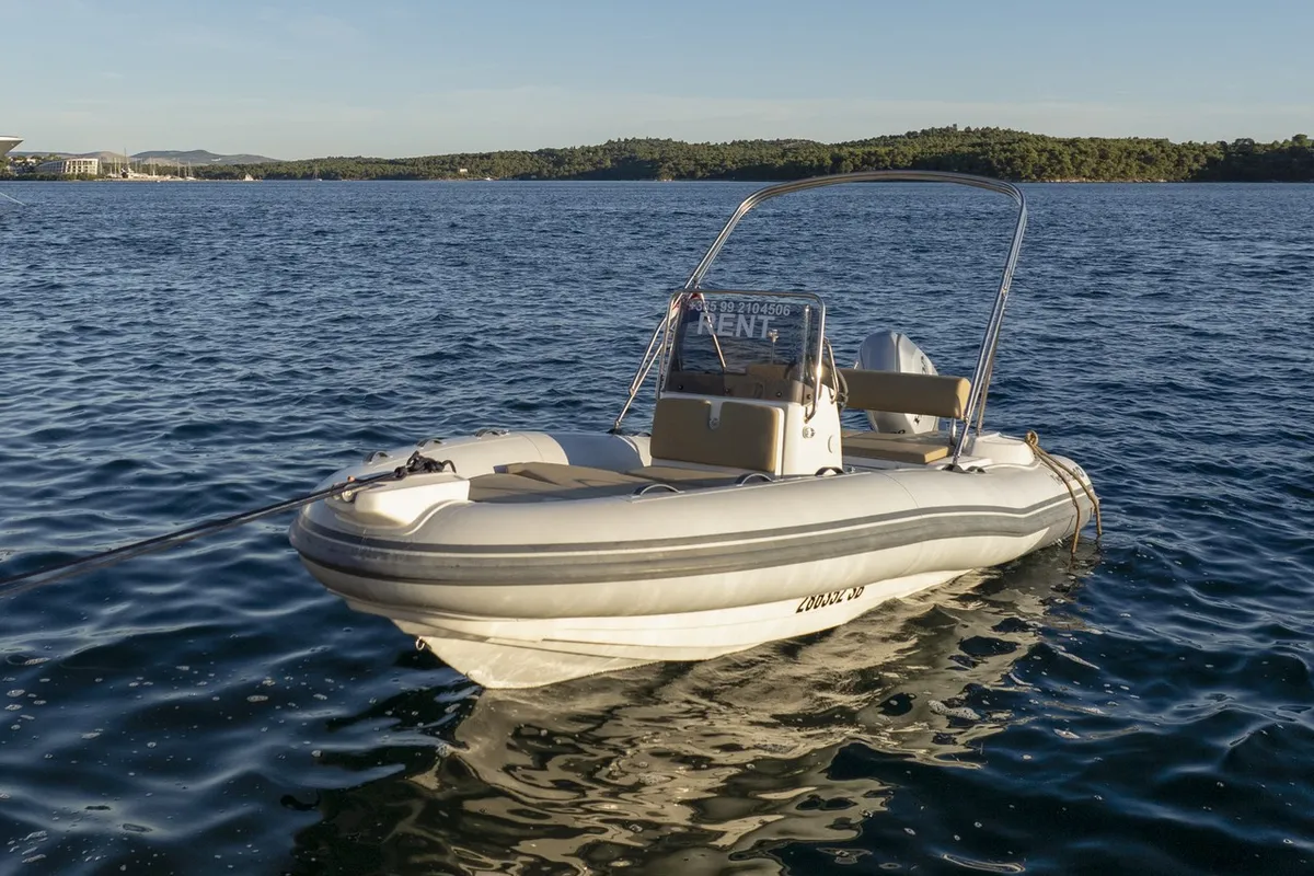 Marlin, a Marlin 540 RIB at Grad Šibenik, Croatia