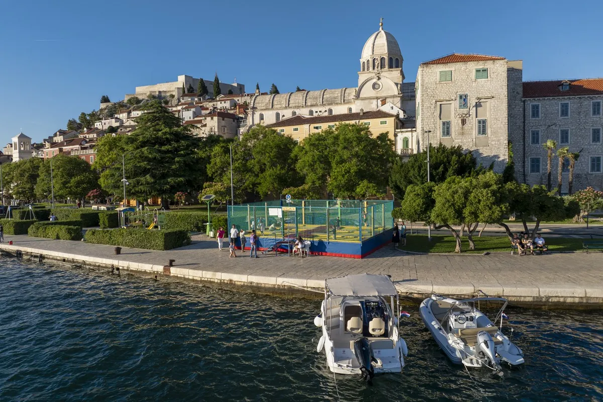 Marlin, a Marlin 540 RIB at Grad Šibenik, Croatia