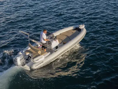 Marlin, a Marlin 540 RIB at Grad Šibenik, Croatia