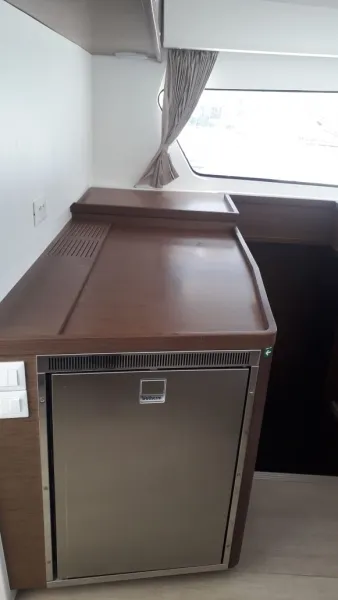 Galley of Utopia, a Lagoon 42 catamaran at Alameda, United States
