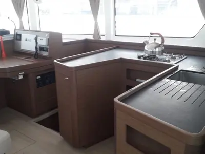 Galley of Utopia, a Lagoon 42 catamaran at Alameda, United States
