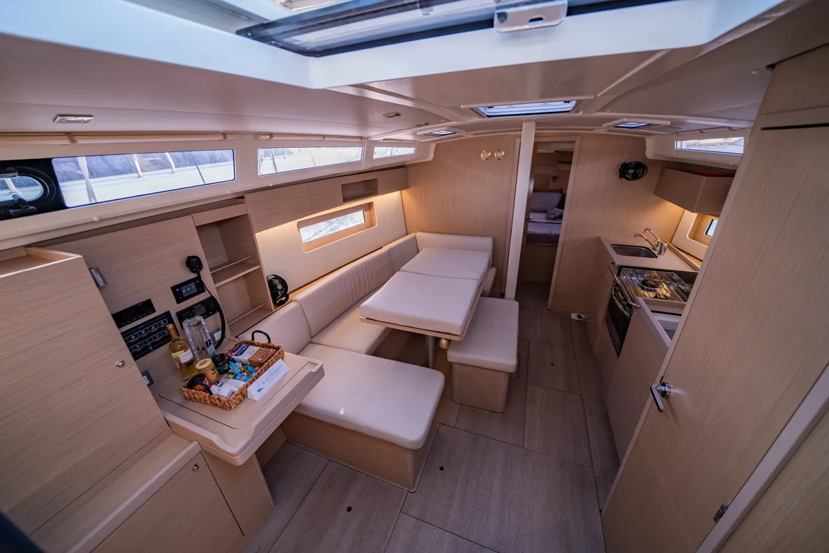 Salon of PIPERI, a Beneteau Oceanis 37.1 sailboat at Municipal Unit of Lefkada, Greece