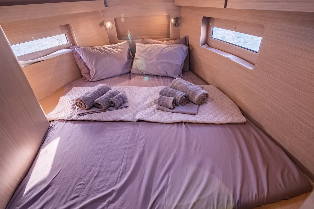 Cabin on PIPERI, a Beneteau Oceanis 37.1 sailboat at Municipal Unit of Lefkada, Greece