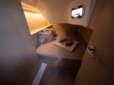 Cabin on PIPERI, a Beneteau Oceanis 37.1 sailboat at Municipal Unit of Lefkada, Greece