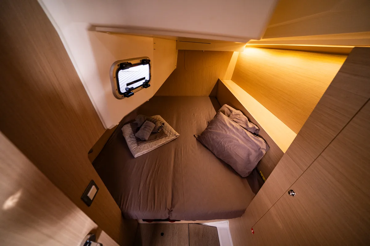 Cabin on PIPERI, a Beneteau Oceanis 37.1 sailboat at Municipal Unit of Lefkada, Greece