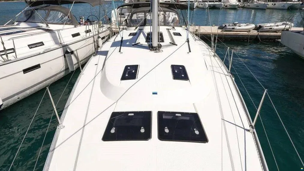 Star Doris, a Bavaria Cruiser 45 sailboat at Punat, Croatia