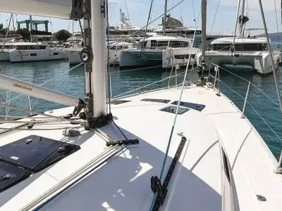 Star Doris, a Bavaria Cruiser 45 sailboat at Punat, Croatia