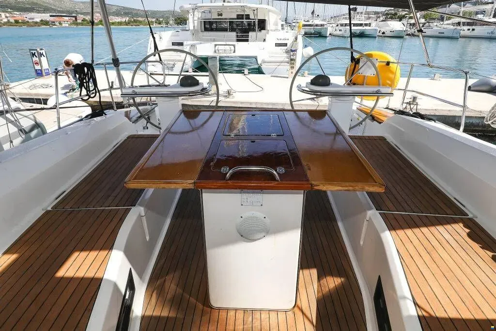 Star Doris, a Bavaria Cruiser 45 sailboat at Punat, Croatia